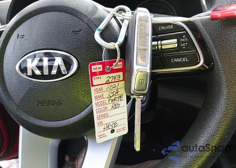 2021 Kia Forte Lxs from USA, damaged, VIN 3KPF24AD4ME359538